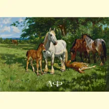 Скрин - компьютерное изображение схемы вышивки