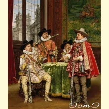 Скрин - компьютерное изображение схемы вышивки