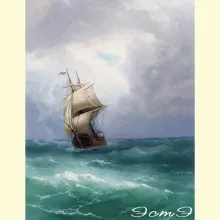 Скрин - компьютерное изображение схемы вышивки