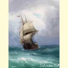 Скрин - компьютерное изображение схемы вышивки