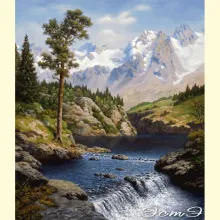 Скрин - компьютерное изображение схемы вышивки