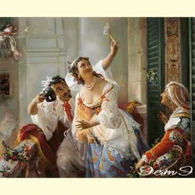 Скрин - компьютерное изображение схемы вышивки