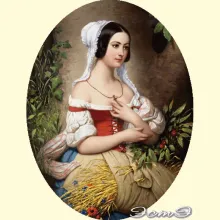 Скрин - компьютерное изображение схемы вышивки