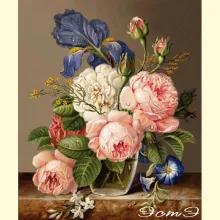 Скрин - компьютерное изображение схемы вышивки