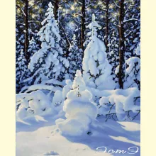 Скрин - компьютерное изображение схемы вышивки