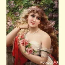 Скрин - компьютерное изображение схемы вышивки