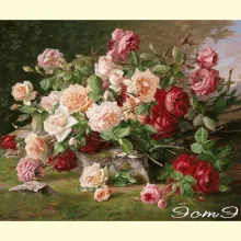 Скрин - компьютерное изображение схемы вышивки