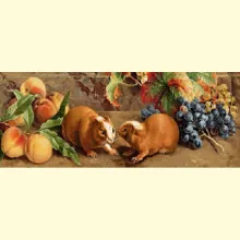 Скрин - компьютерное изображение схемы вышивки