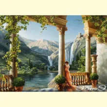 Скрин - компьютерное изображение схемы вышивки