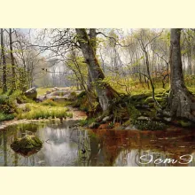 Скрин - компьютерное изображение схемы вышивки