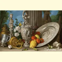 Скрин - компьютерное изображение схемы вышивки