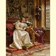 Скрин - компьютерное изображение схемы вышивки