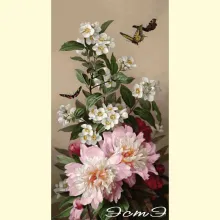 Скрин - компьютерное изображение схемы вышивки