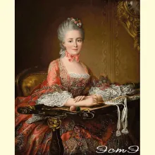 Скрин - компьютерное изображение схемы вышивки