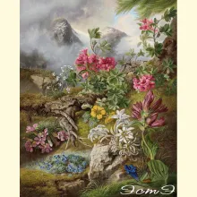 Скрин - компьютерное изображение схемы вышивки