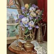 Скрин - компьютерное изображение схемы вышивки