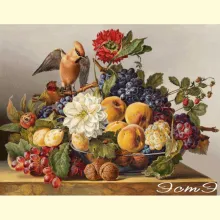 Скрин - компьютерное изображение схемы вышивки