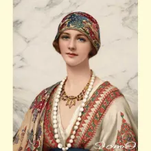 Скрин - компьютерное изображение схемы вышивки