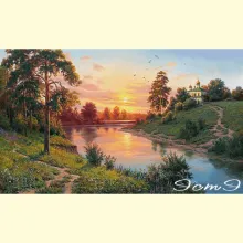 Скрин - компьютерное изображение схемы вышивки