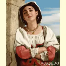 Скрин - компьютерное изображение схемы вышивки