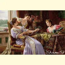 Скрин - компьютерное изображение схемы вышивки