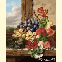 Скрин - компьютерное изображение схемы вышивки