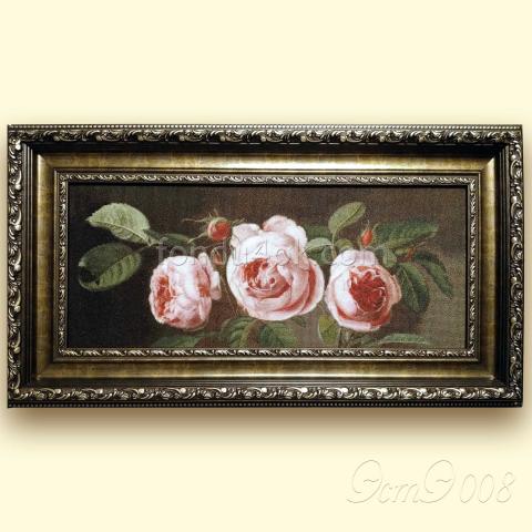 Оформленная вышивка  - ткань: Аида 18 ct, техника: крестик в 2 нитки <br>Автор вышивки: Инна Степина