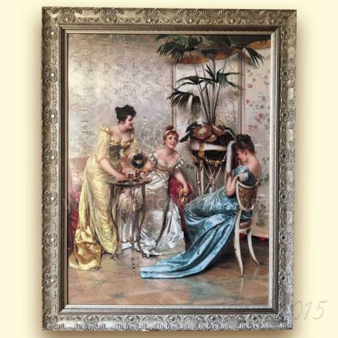 Оформленная вышивка  - ткань: Аида 18 ct, техника: крестик в 2 нитки <br>Автор вышивки: Любовь Кулагина (lubov)