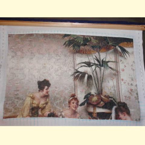 Вышивка  - ткань: Лугана 25 ct, техника: петит-поинт <br>Автор вышивки: Семянникова Ирина (Семечка)