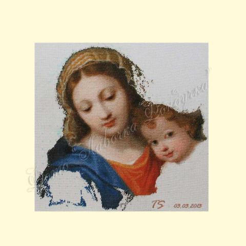 Вышивка  - ткань: Линда 27 ct, техника: петит-поинт <br>Автор вышивки:  Степанова Татьяна (Stefani)