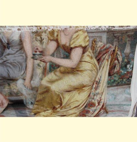 Вышивка  - ткань: Аида 18 ct, техника: крестик в 2 нитки <br>Автор вышивки:  Ольга Тесакова (Оленька)