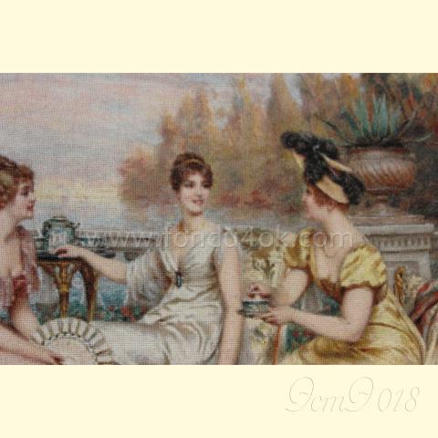 Вышивка  - ткань: Аида 18 ct, техника: крестик в 2 нитки <br>Автор вышивки:  Ольга Тесакова (Оленька)