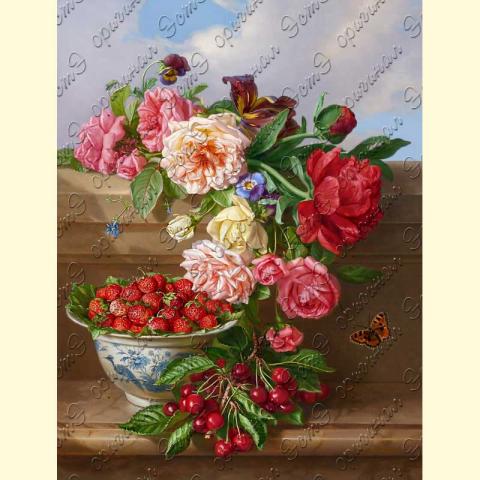 Оригинал схемы - отредактированная репродукция картины