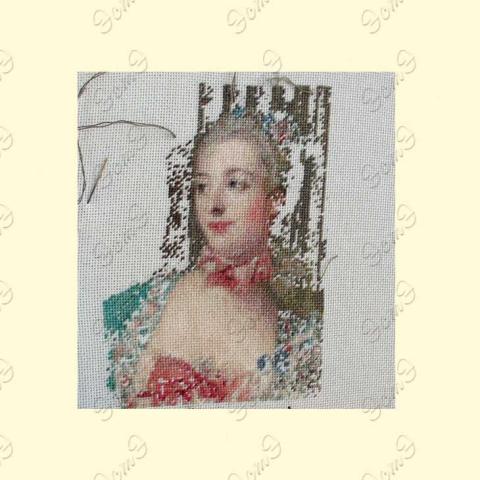 Вышивка  - ткань: Лугана 25 ct, техника: петит-поинт <br>Автор вышивки:  ЭстЭ