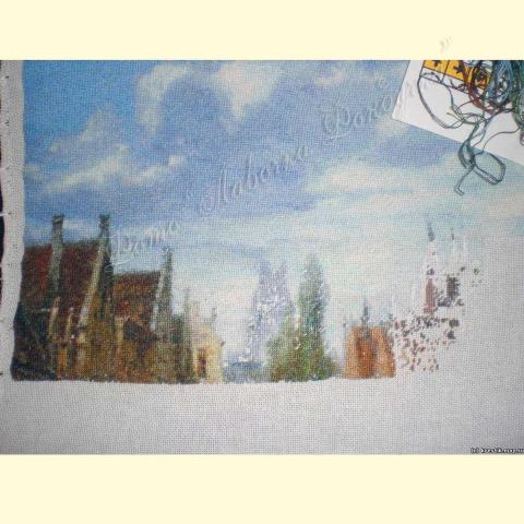 Вышивка  - ткань: Линда 27 ct, техника: петит-поинт <br>Автор вышивки: Климантова Светална (Rebekka)