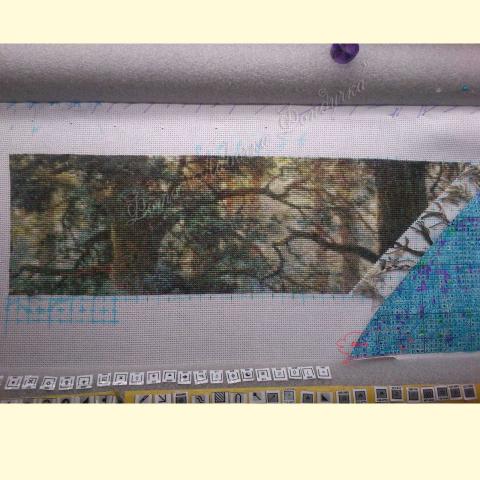 Вышивка  - ткань: Аида 16 ct, техника: крестик в 2 нитки<br>Автор вышивки: Головкова Елена (Балле)