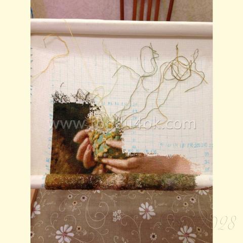 Вышивка  - ткань: Аида 18 ct, техника: крестик в 2 нитки <br>Автор вышивки: Светлана Рощина (Vetka86)