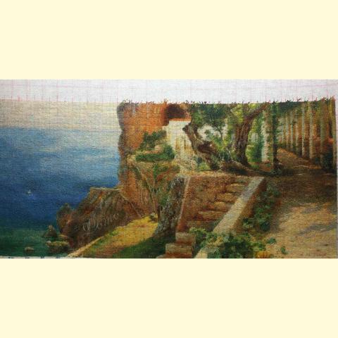 Вышивка  - ткань: ДМС 25 ct, техника: петит-поинт <br>Автор вышивки: Шубина Елена (Shelen)<br>Примечание: вышито по устаревшему варианту схемы