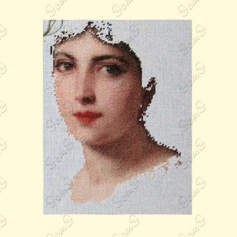 Вышивка  - ткань: Лугана 25 ct, техника: петит-поинт <br>Автор вышивки:  ЭстЭ