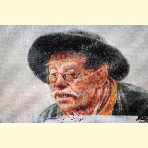 Вышивка  - ткань: Линда 27 ct, техника: петит-поинт <br>Автор вышивки: Татьяна Николаева (tina163)