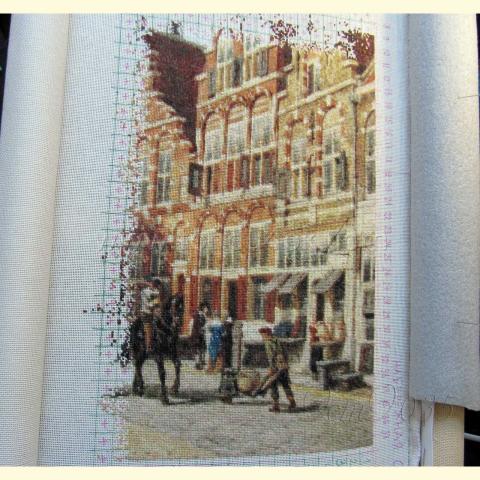 Вышивка  - ткань: Конгресс-Страмин 24 ct, , техника: петит/полукрест <br>Автор вышивки: Елена Прокопенко (к@линка)
