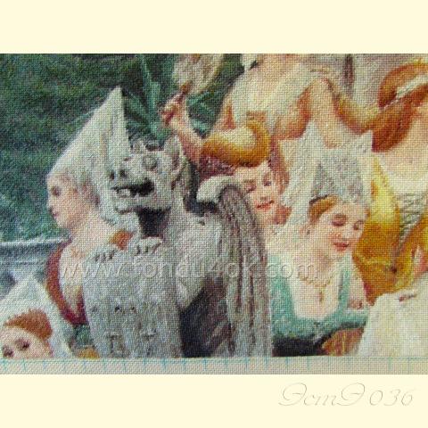 Вышивка  - ткань: Лугана 25 ct, техника: петит-полукрест <br>Автор вышивки: Елена Корсакова (Loreley)