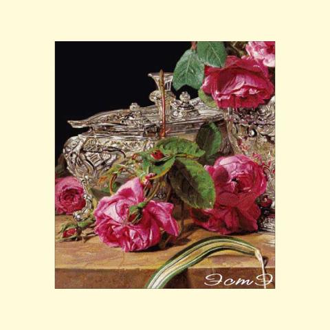 Скрин - компьютерное изображение схемы вышивки