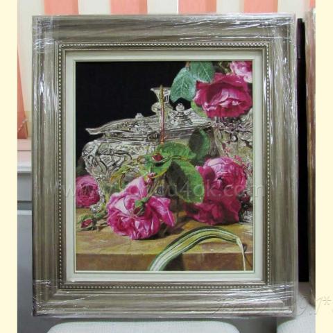 Оформленная вышивка  - ткань: Аида 18 ct, техника: крестик в 2 нитки<br>Автор вышивки: Валентина ВЕтрова (ValentinaV)