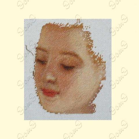 Вышивка  - ткань: Лугана 25 ct, техника: петит-поинт <br>Автор вышивки:  ЭстЭ