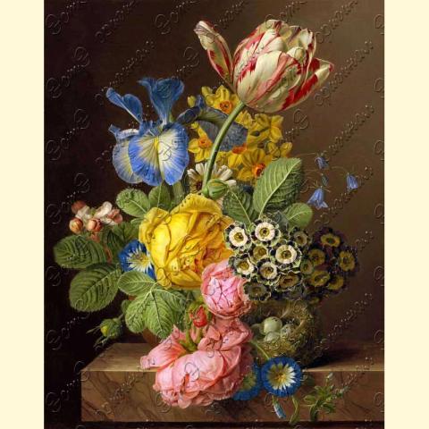 Оригинал схемы - отредактированная репродукция картины