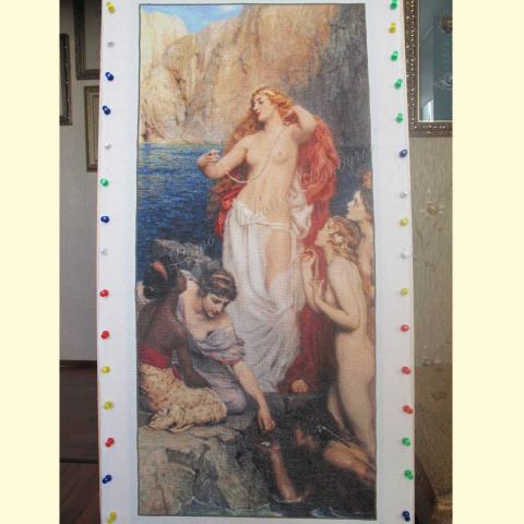 Вышивка  - ткань: Лугана 25 ct, техника: петит-поинт <br>Автор вышивки: Лариса Бекряшева (ЛаВи)<br>Программа Первоотшивов 2013, приз 4/4 работы