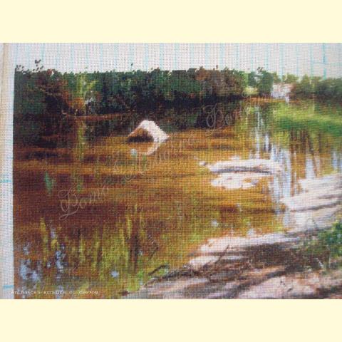 Вышивка  - ткань: Линда 27 ct, техника: петит-поинт <br>Автор вышивки: Гугунаева Зарета (Amina)