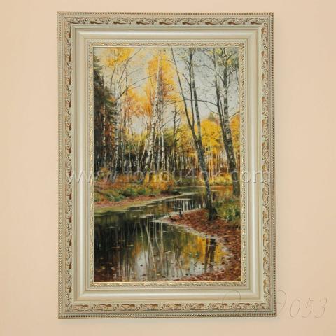 Оформленная вышивка  - ткань: Лугана 25 ct, техника: петит-поинт <br>Автор вышивки:  Кремез Злата (zlataya)<br>Примечание: вышито по устаревшему варианту схемы