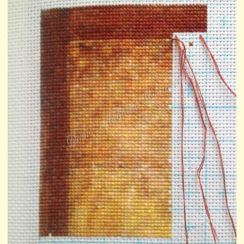 Вышивка  - ткань: Аида 18 ct, техника: крестик в 2 нитки <br>Автор вышивки:  Альховская Юлия (salem)